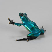 Limited Edition Bronze - Blue Frog by Tim Cotterill - Hickmet Fine Arts