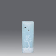 Daum Vase Winter Blackbirds - Art Nouveau Cameo Vase Hickmet Fine Arts