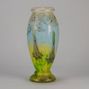 Daum Datura Vase - Art Nouveau Glass - Hickmet Fine Arts