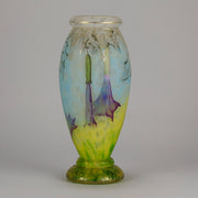Daum Datura Vase - Art Nouveau Glass - Hickmet Fine Arts