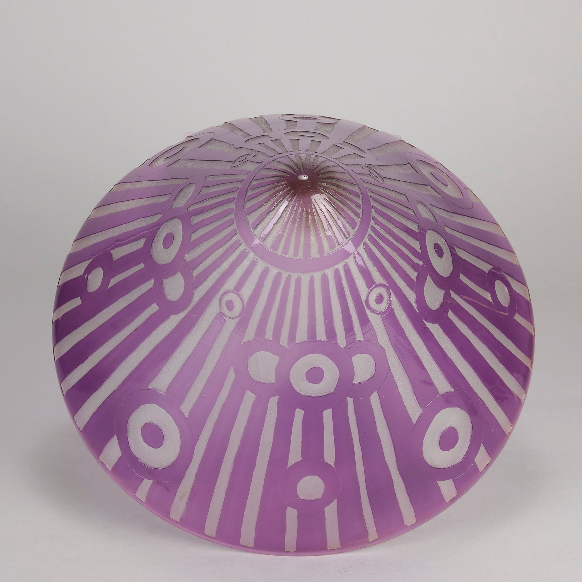 Daum Lamp - Art Deco Daum Glass - Hickmet Fine Arts