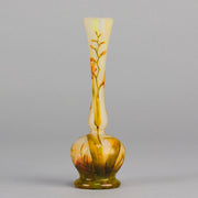 Daum Botanical Vase - Art Nouveau Glass - Hickmet Fine Arts