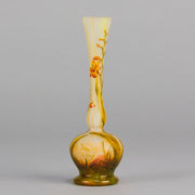 Daum Botanical Vase - Art Nouveau Glass - Hickmet Fine Arts