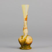 Daum Botanical Vase - Art Nouveau Glass - Hickmet Fine Arts
