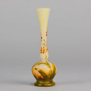 Daum Botanical Vase - Art Nouveau Glass - Hickmet Fine Arts