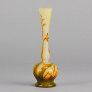 Daum Botanical Vase - Art Nouveau Glass - Hickmet Fine Arts