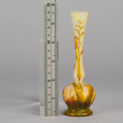 Daum Botanical Vase - Art Nouveau Glass - Hickmet Fine Arts