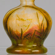 Daum Botanical Vase - Art Nouveau Glass - Hickmet Fine Arts
