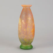 "Cameo Floral Vase" by Daum Frères - Hickmet Fine Arts