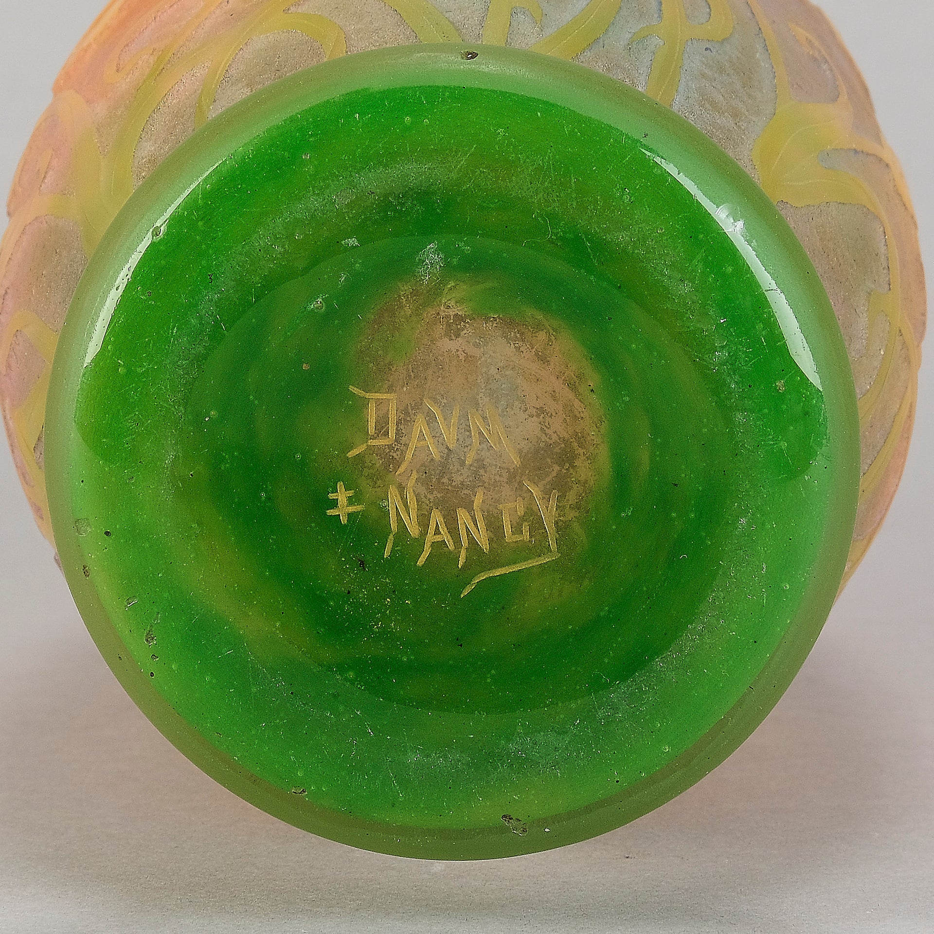 "Cameo Floral Vase" by Daum Frères - Hickmet Fine Arts