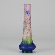 Daum Cornflower Vase - Art Nouveau Glass - Hickmet Fine Arts