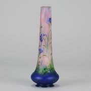 Daum Cornflower Vase - Art Nouveau Glass - Hickmet Fine Arts
