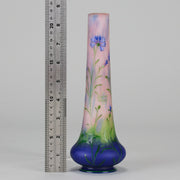 Daum Cornflower Vase - Art Nouveau Glass - Hickmet Fine Arts