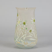 Daum Edelweiss Vase - Art Nouveau Glass - Hickmet Fine Arts