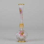 Daum Floral Vase - Art Nouveau Glass - Hickmet Fine Arts