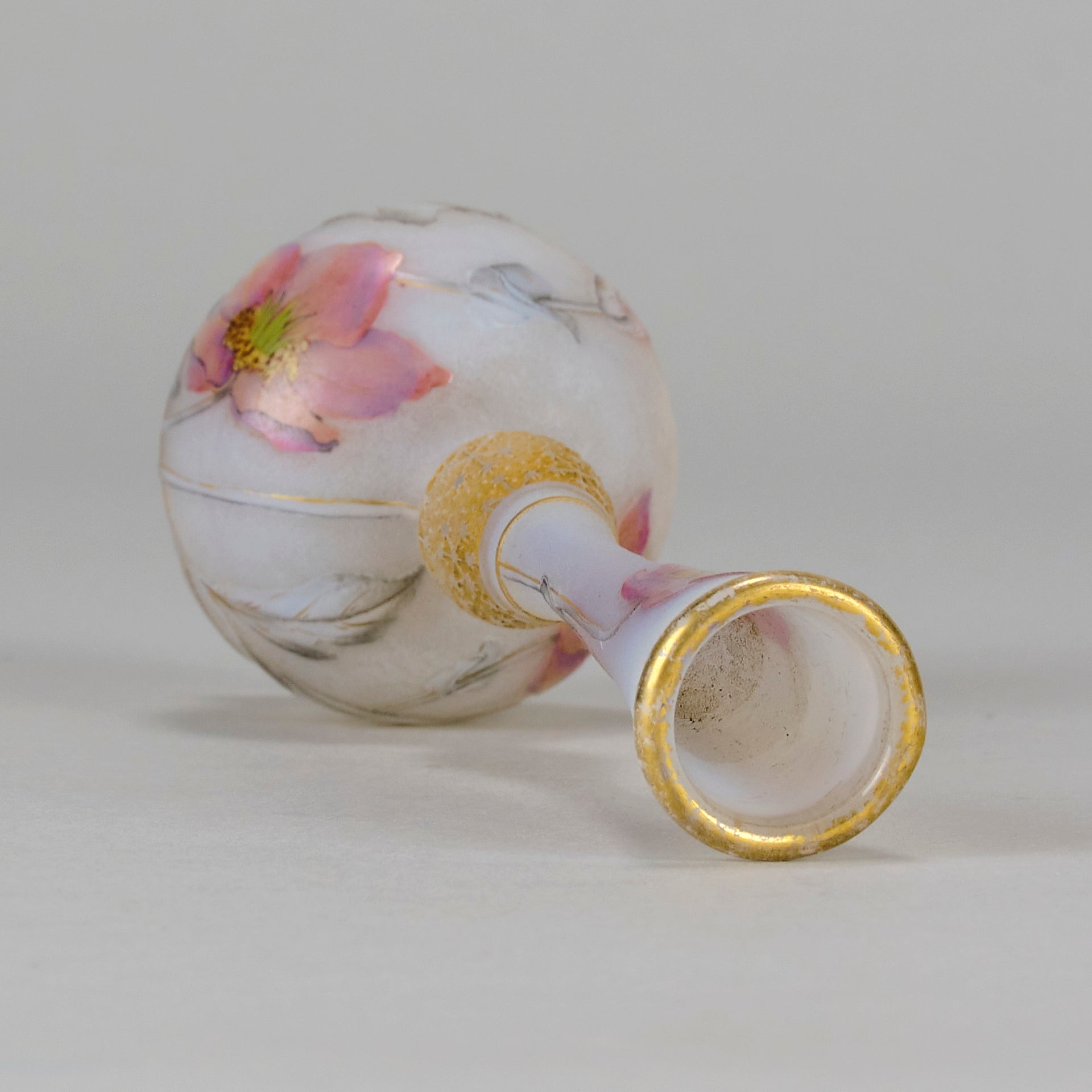 Daum Floral Vase - Art Nouveau Glass - Hickmet Fine Arts