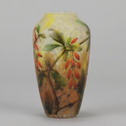 Daum Cotoneaster Vase - Art Nouveau Glass - Hickmet Fine Arts