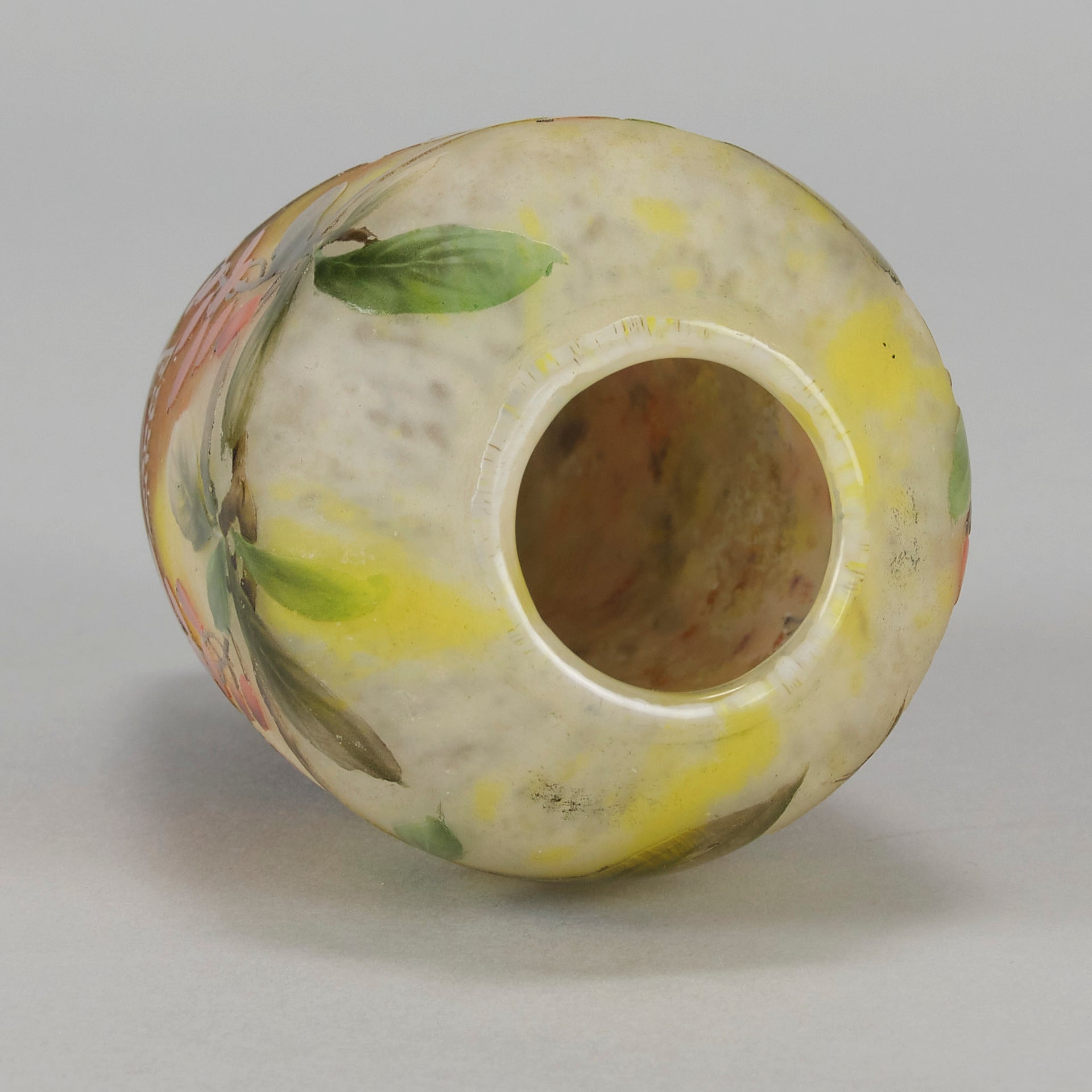 Daum Cotoneaster Vase - Art Nouveau Glass - Hickmet Fine Arts