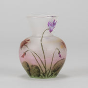Daum Floral Vase - Art Nouveau Glass - Hickmet Fine Arts