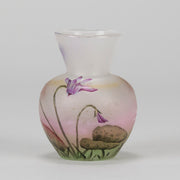 Daum Floral Vase - Art Nouveau Glass - Hickmet Fine Arts