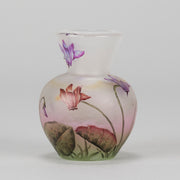 Daum Floral Vase - Art Nouveau Glass - Hickmet Fine Arts