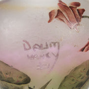 Daum Floral Vase - Art Nouveau Glass - Hickmet Fine Arts
