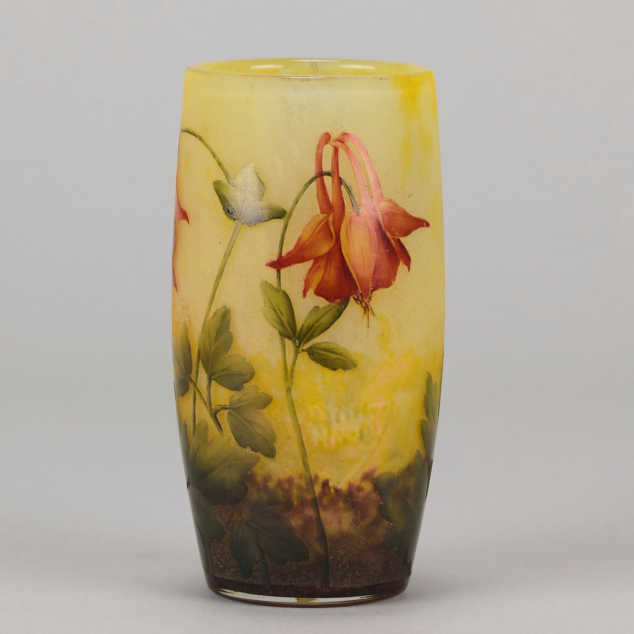 Daum Flower Vase - Art Nouveau Glass - Hickmet Fine Arts