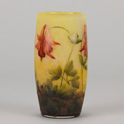 Daum Flower Vase - Art Nouveau Glass - Hickmet Fine Arts