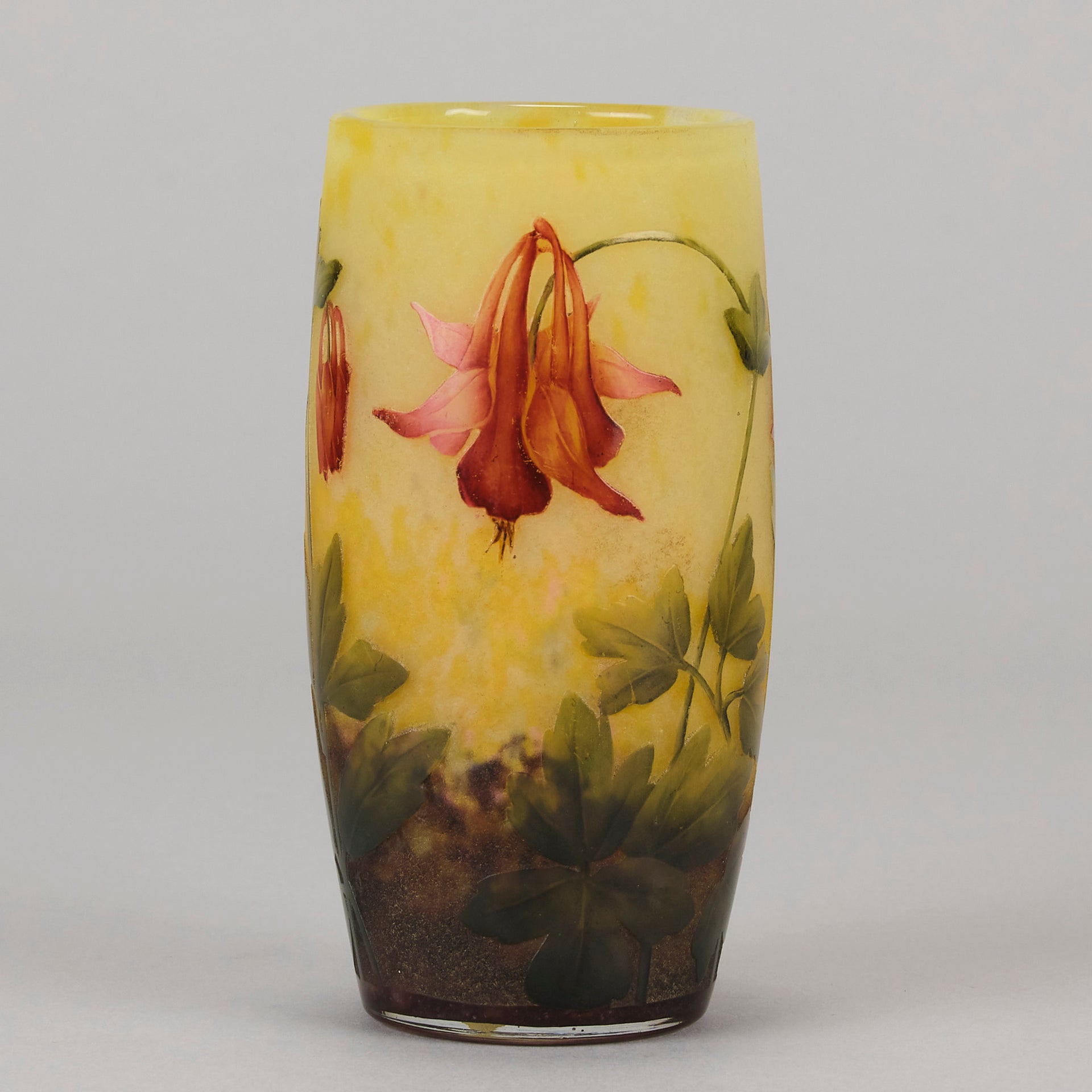 Daum Flower Vase - Art Nouveau Glass - Hickmet Fine Arts