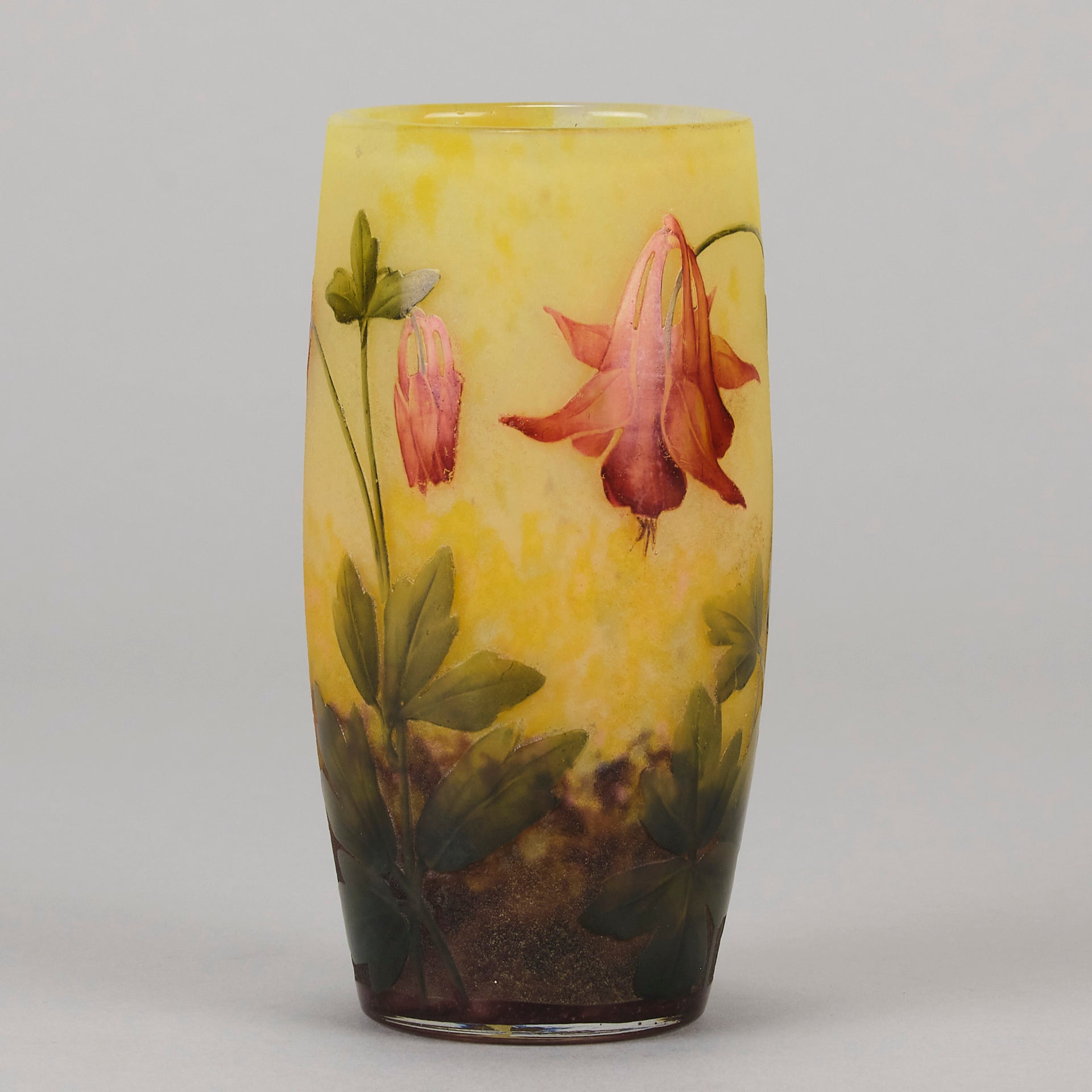 Daum Flower Vase - Art Nouveau Glass - Hickmet Fine Arts