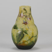 Daum Gourd Flower Vase - Art Nouveau Glass - Hickmet Fine Arts