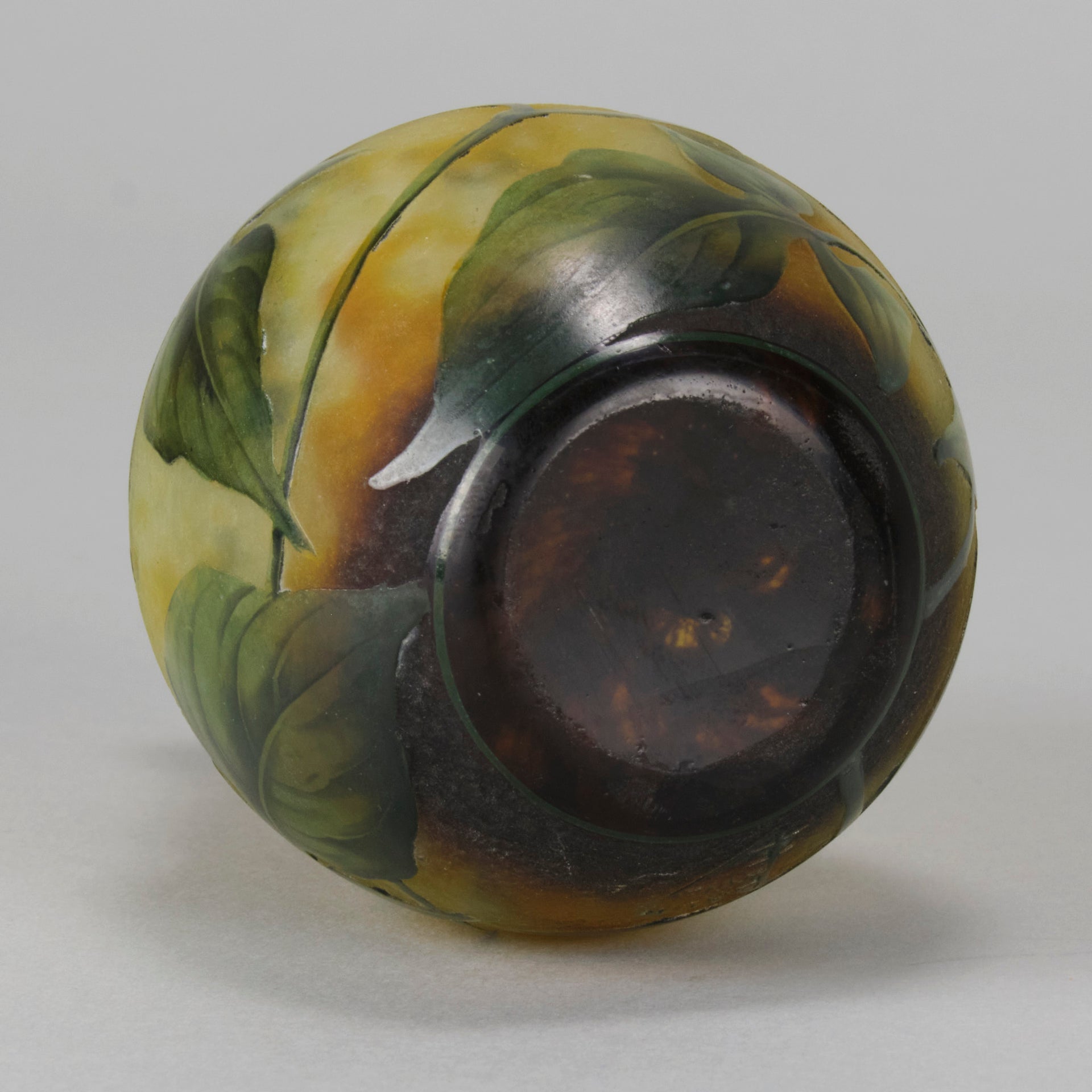 Daum Gourd Flower Vase - Art Nouveau Glass - Hickmet Fine Arts