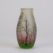 Daum Glass Rain Vase - Art Nouveau Glass - Hickmet Fine Arts