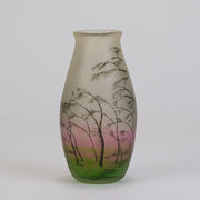Daum Glass Rain Vase - Art Nouveau Glass - Hickmet Fine Arts
