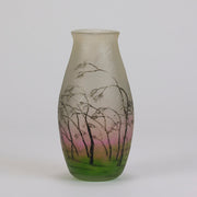 Daum Glass Rain Vase - Art Nouveau Glass - Hickmet Fine Arts