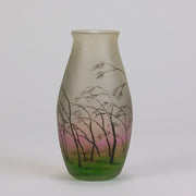 Daum Glass Rain Vase - Art Nouveau Glass - Hickmet Fine Arts