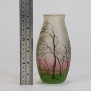 Daum Glass Rain Vase - Art Nouveau Glass - Hickmet Fine Arts
