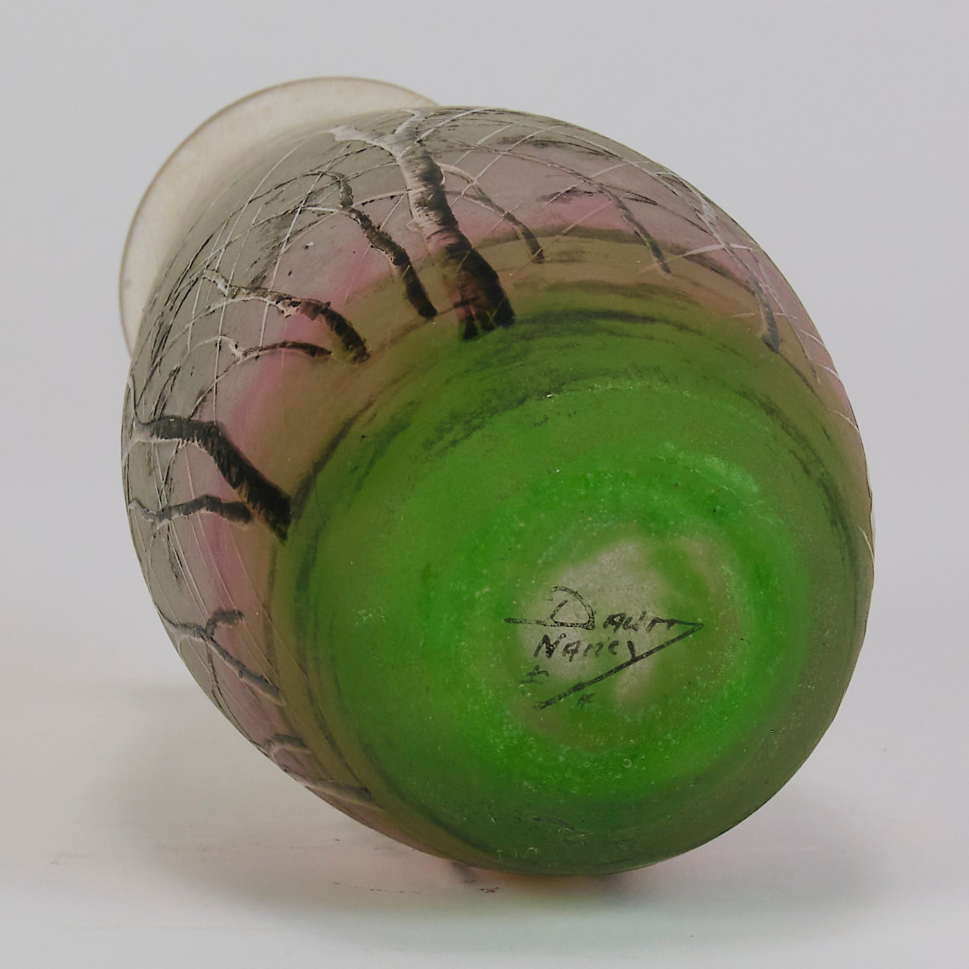 Daum Glass Rain Vase - Art Nouveau Glass - Hickmet Fine Arts