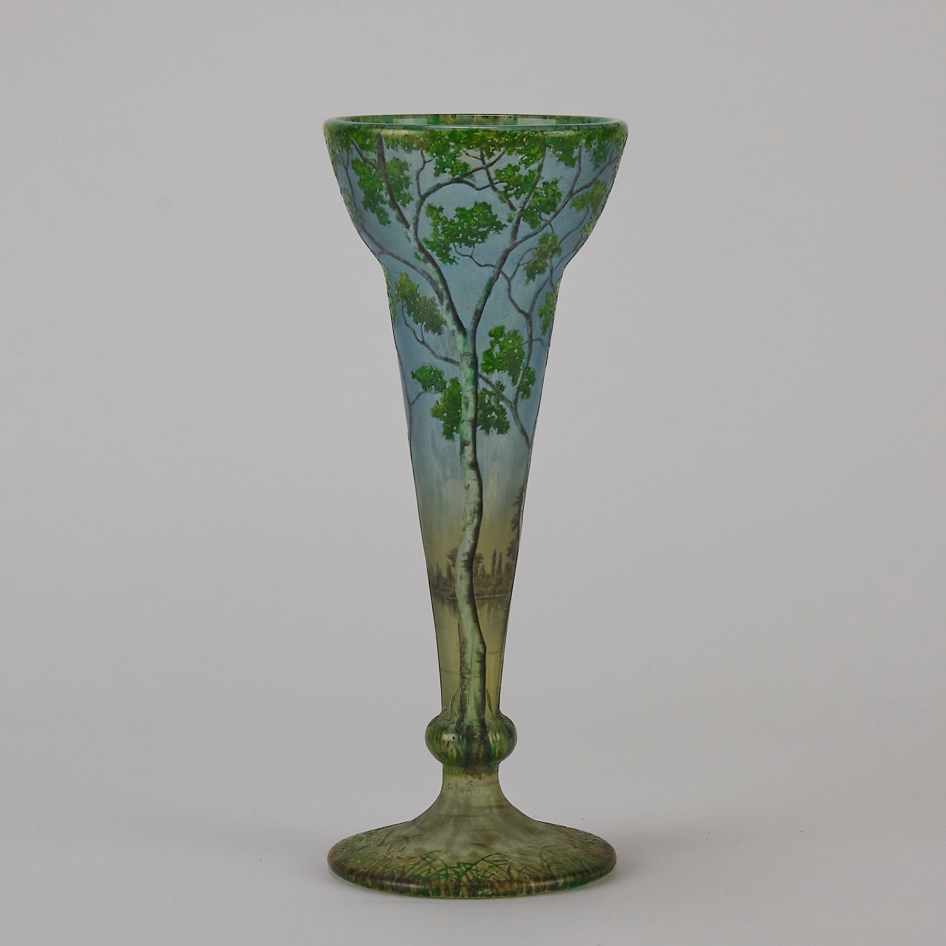 Daum Paysage Vase - Art Nouveau Glass - Hickmet Fine Arts