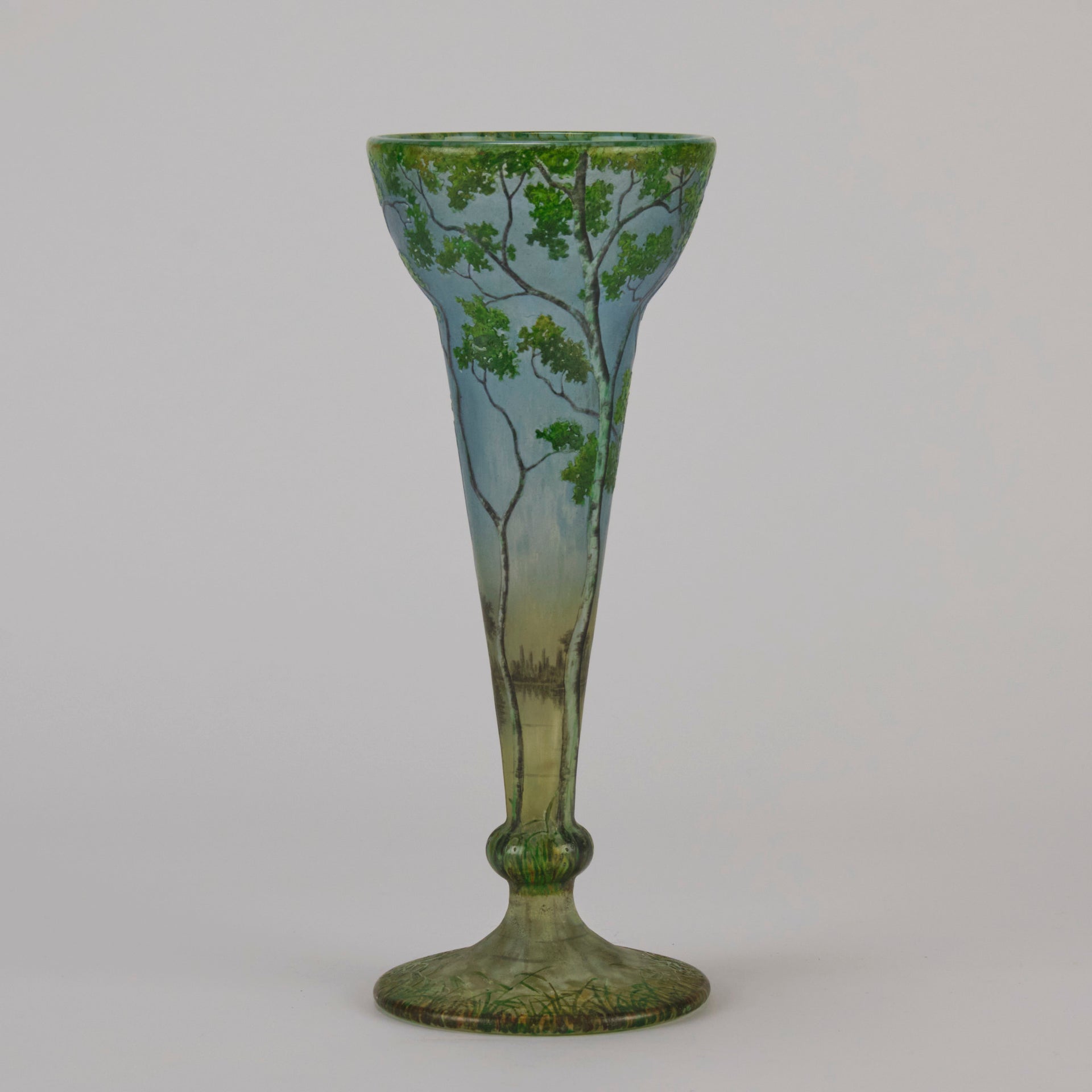 Daum Paysage Vase - Art Nouveau Glass - Hickmet Fine Arts
