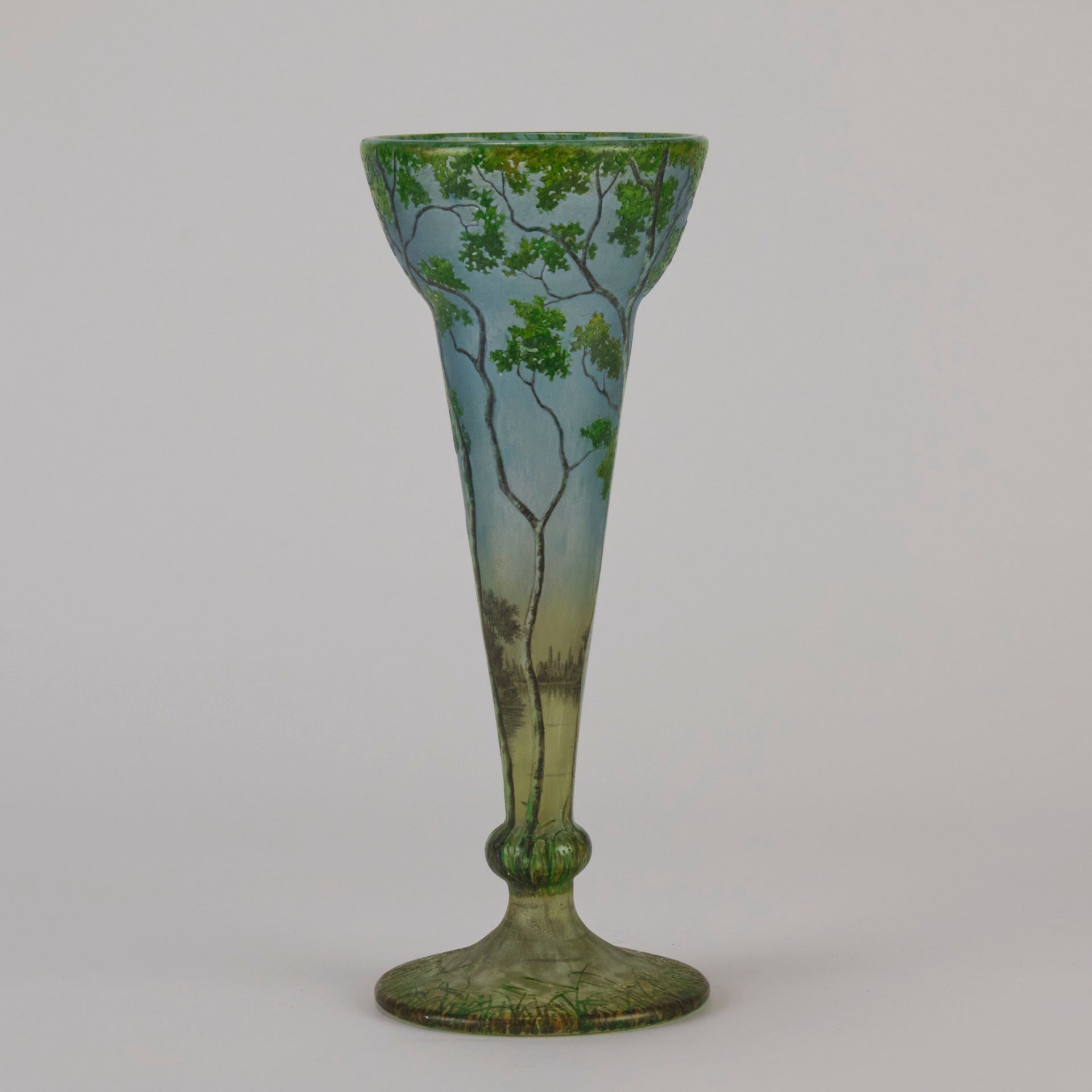 Daum Paysage Vase - Art Nouveau Glass - Hickmet Fine Arts