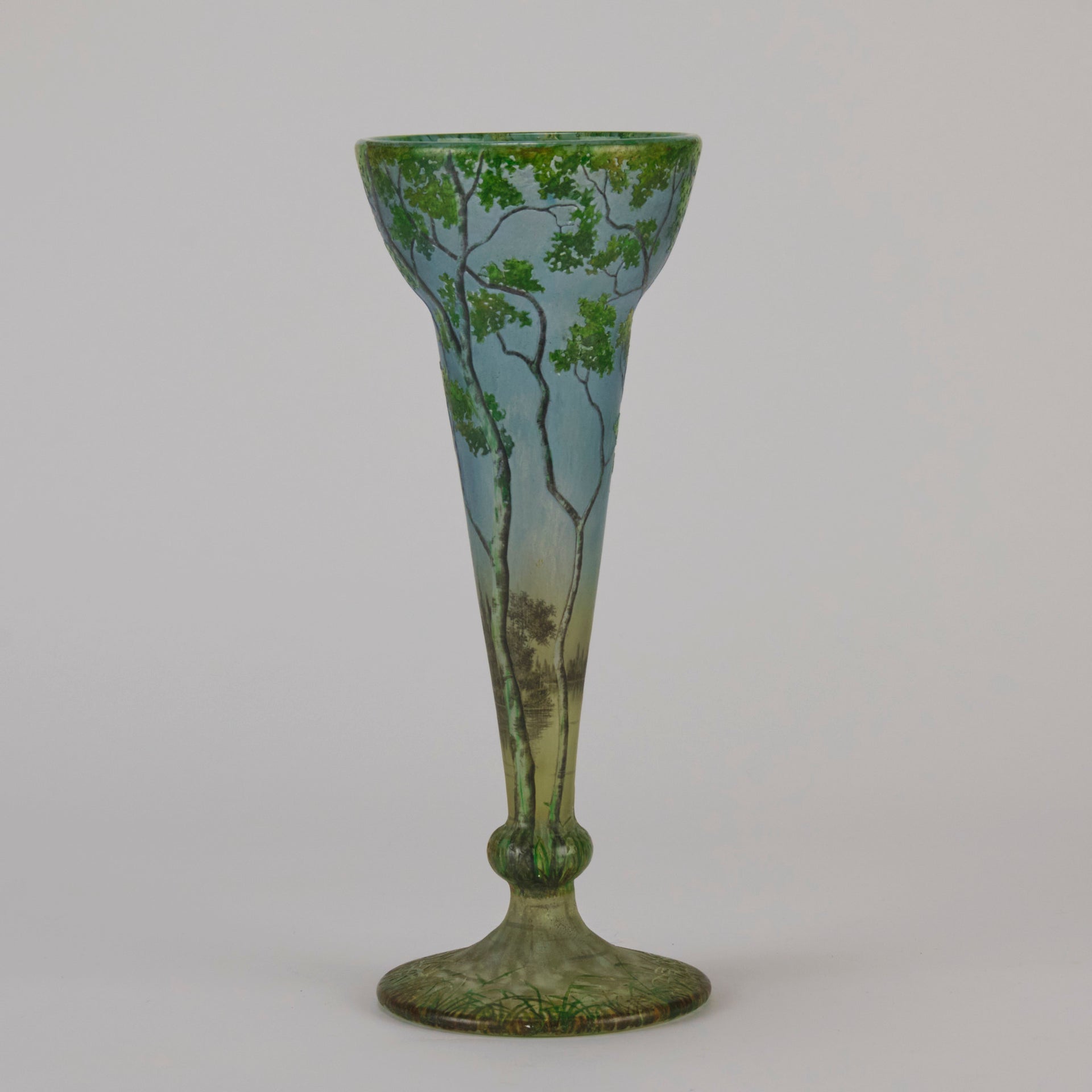 Daum Paysage Vase - Art Nouveau Glass - Hickmet Fine Arts