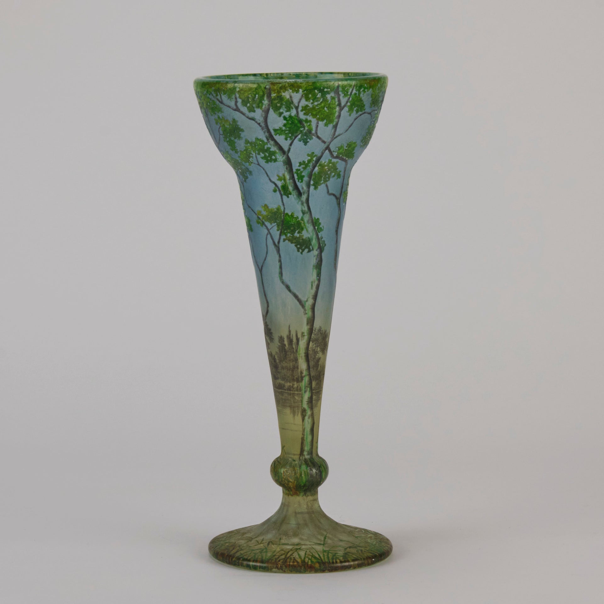 Daum Paysage Vase - Art Nouveau Glass - Hickmet Fine Arts