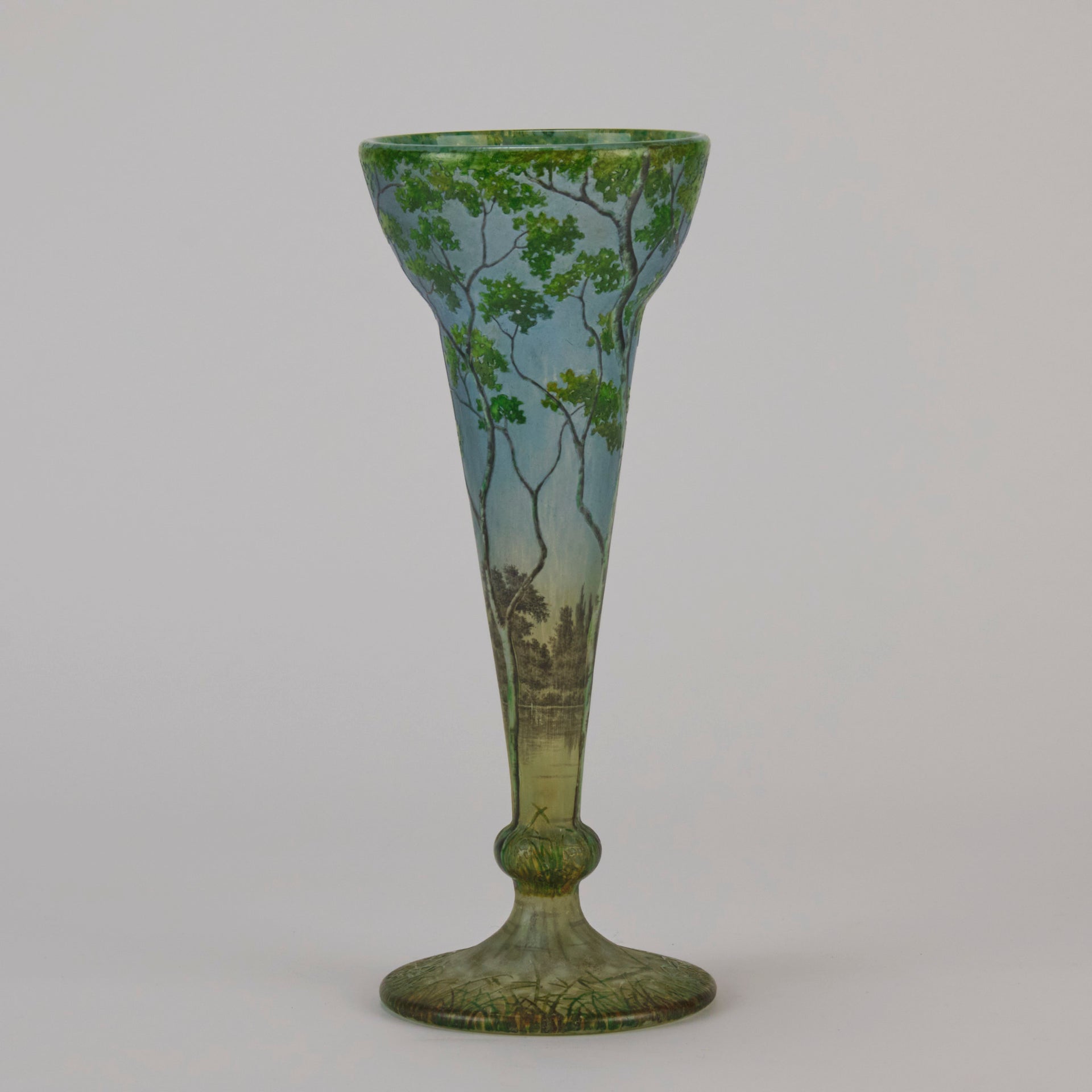 Daum Paysage Vase - Art Nouveau Glass - Hickmet Fine Arts