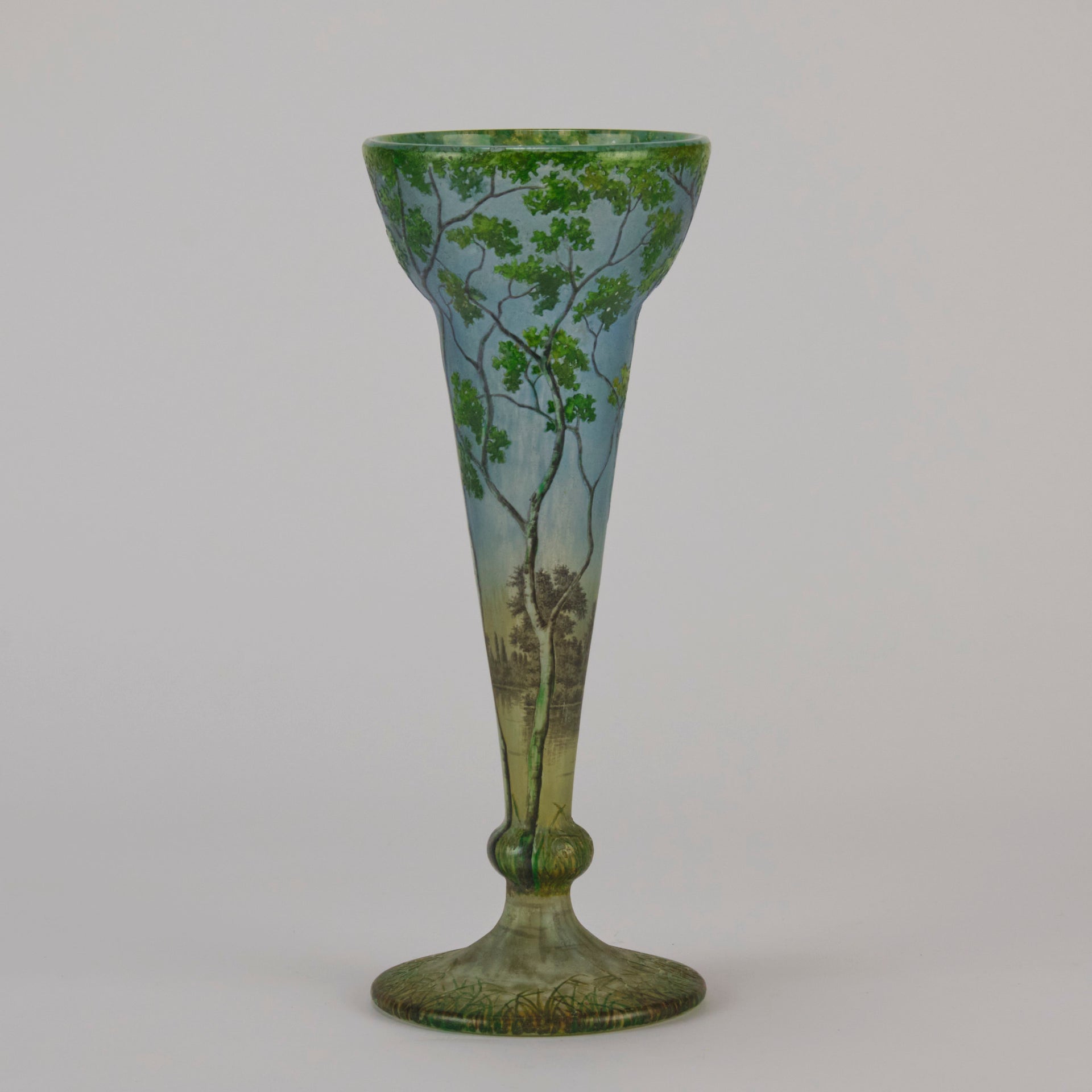 Daum Paysage Vase - Art Nouveau Glass - Hickmet Fine Arts