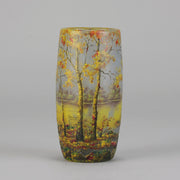 Daum Autumn Vase - Art Nouveau Glass - Hickmet Fine Arts
