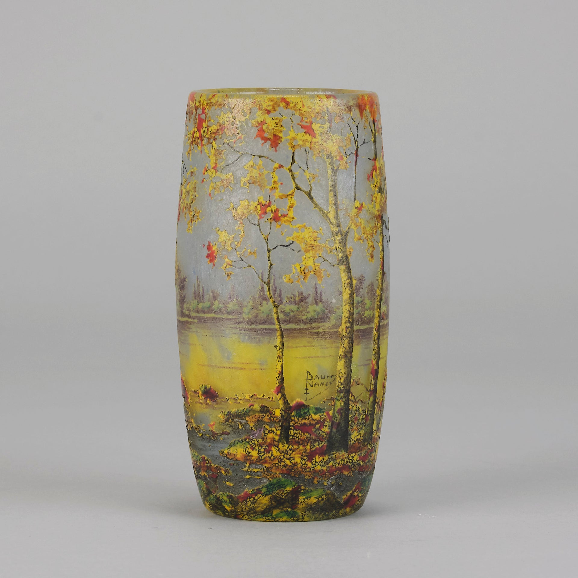 Daum Autumn Vase - Art Nouveau Glass - Hickmet Fine Arts