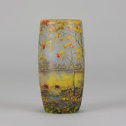 Daum Autumn Vase - Art Nouveau Glass - Hickmet Fine Arts