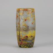 Daum Autumn Vase - Art Nouveau Glass - Hickmet Fine Arts