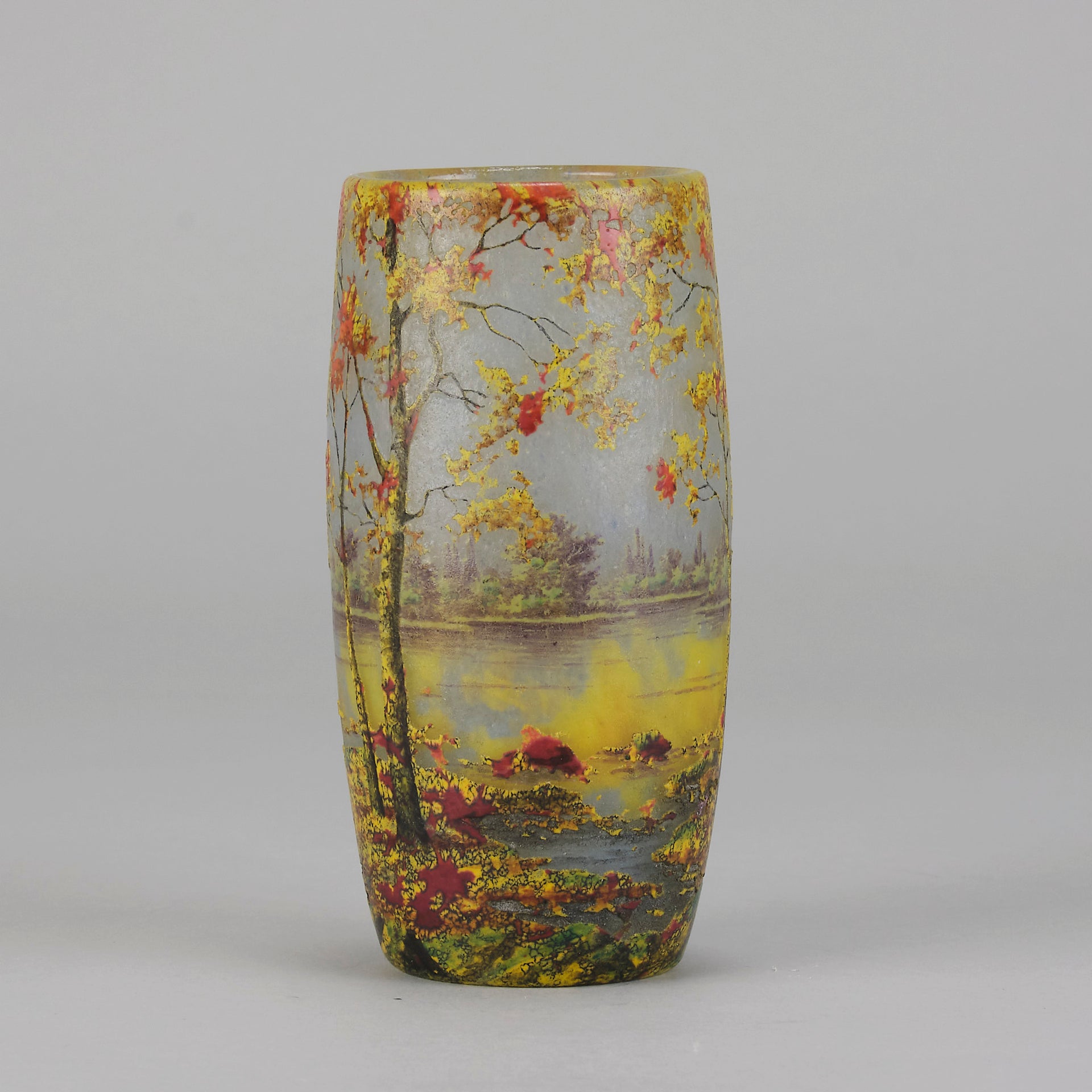 Daum Autumn Vase - Art Nouveau Glass - Hickmet Fine Arts